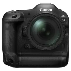 Profesjonalny korpus aparatu fotograficznego Canon EOS R3 z obiektywem RF 24-70mm F2.8 L IS USM.