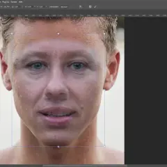 Rozjaśnij twarz w Photoshopie naturalny efekt bez plastiku