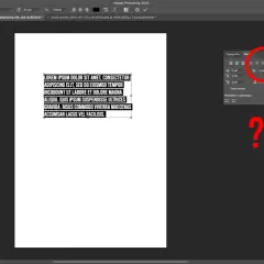 Justowanie tekstu w Photoshopie: Rozwiąż problem "rzek" i błędów