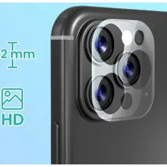 Ochronna nakładka na aparat telefonu, zapewniająca czyszczenie obiektywu i jakość HD. Grubość 0.2 mm.