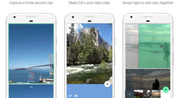 Twórz dynamiczne klipy i GIF-y na Androidzie. Nagrywaj, edytuj i łącz swoje najlepsze momenty wideo.
