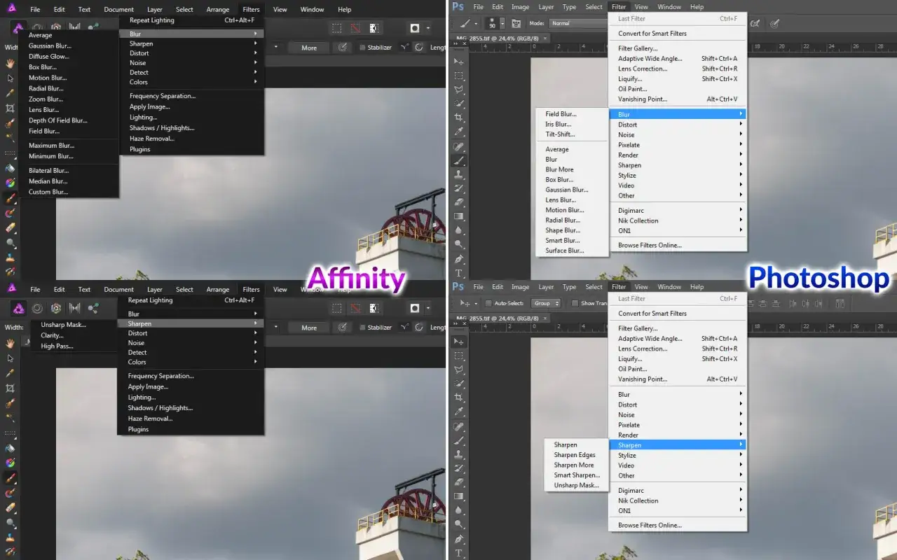 Photoshop vs Illustrator logo design