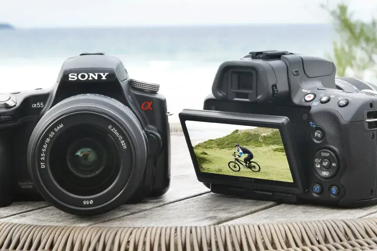 Sony SLT translucent mirror technology diagram