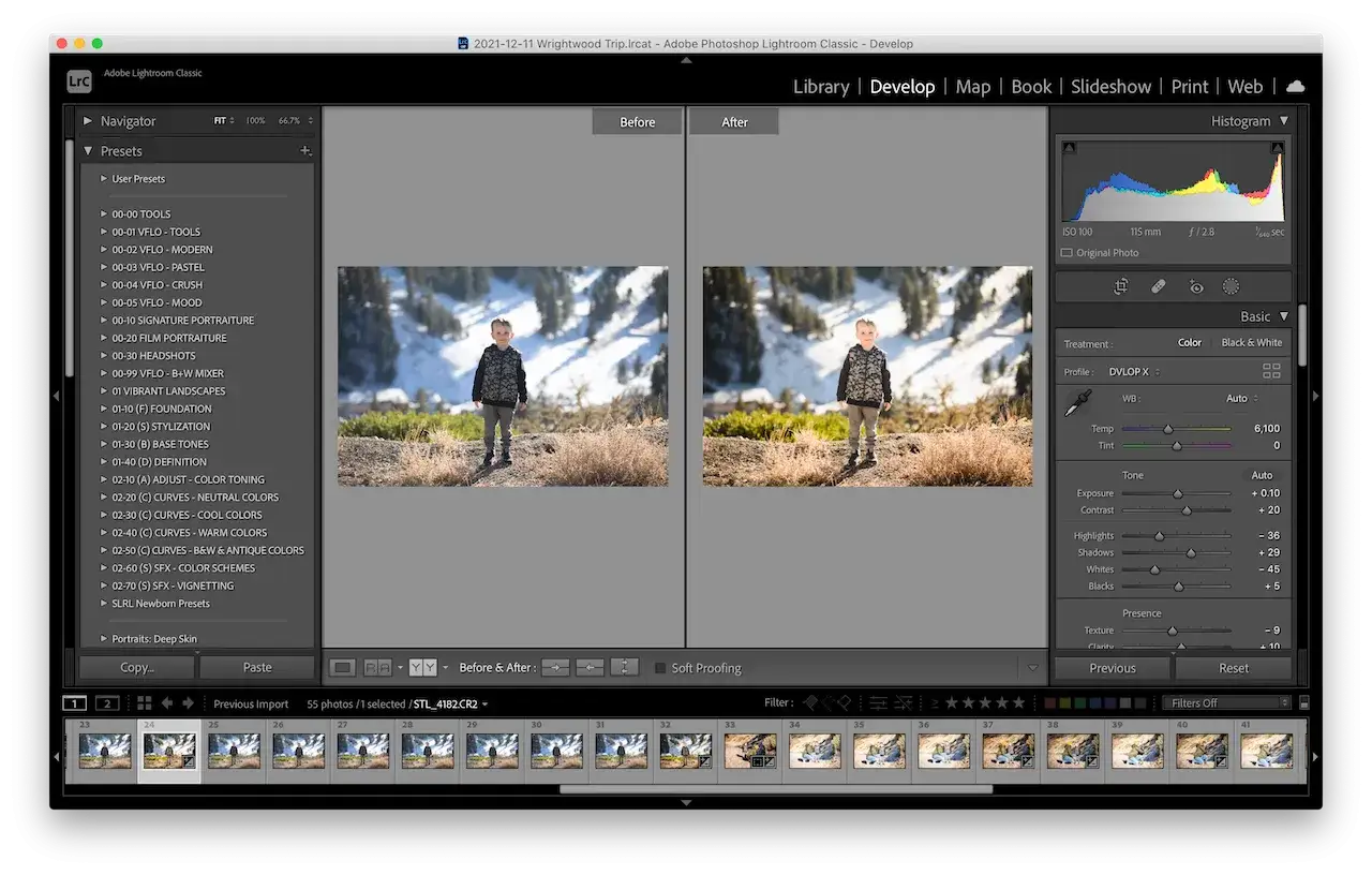 Lightroom vs Photoshop porównanie interfejsów