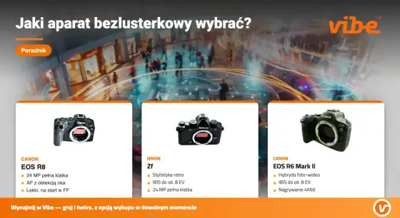 Aparat bezlusterkowy - jak wybrać dobry zestaw?